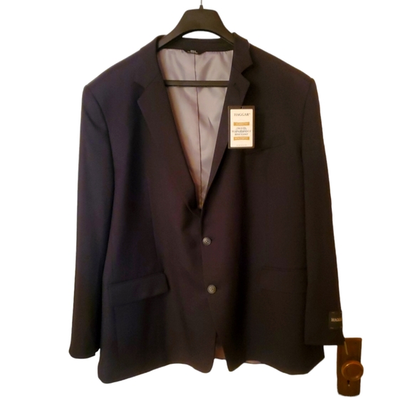 Haggar Men's Big and Tall Travel Performance Suit size 54 Regular - Picture 3 of 11